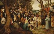 Pieter Brueghel the Younger The Preaching of St. John the Baptist oil painting on canvas